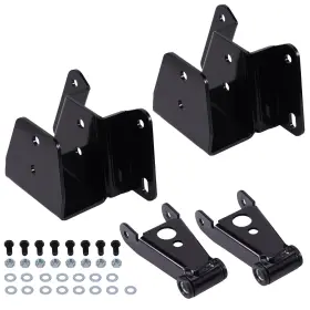 8ldcmw Maxpeedingrods 4 Inch Drop Shackles And Hangers Lowering Kit For Ford F150/f100 2wd 73-96