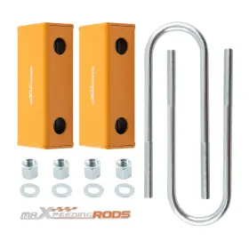 Maxpeedingrods 941689846999 Rear Drop Kit 3 Inch Lowering Blocks Fit Chevy Gmc C10 1963-1972