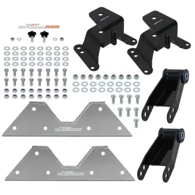 9jctpq Maxpeedingrods 4 Inch Rear Drop Lowering Kit And C Notch For Chevy C10 Gmc C15 2wd Pickup 73-87
