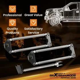 9ymj3t Maxpeedingrods Universal Adjustable Parallel 4 Link Kit For Rod Rat Truck Classic Car Air Ride