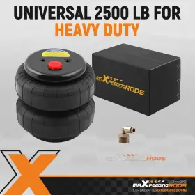 A1x5ol Maxpeedingrods Air Suspension Spring Bag Standard 2500 Lb 1/2 Inch Npt Single Port Heavy Duty Truck