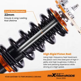 Ant10l Maxpeedingrods Coilovers Kit 24 Ways Adj. Damper Shock Absorber For Scion Tc 2005-2010 Ant10 #2