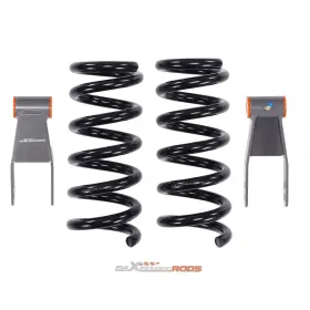 Ayjdl2 Maxpeedingrods Front 2 Inch Rear 1 -2 Drop Kit Spring Shackles For Chevy Gmc C1500 2wd 1988-1998