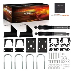 B5y1ti Maxpeedingrods 2 Inch Front 4 Rear Lowering Kit For Gmc 1500 07-15 Shocks Spring Hanger Bracket