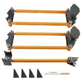 B5yudj Maxpeedingrods Weld-on Parallel Axle 4 Link Suspension For Universal Rod Rat Truck Car Air Ride