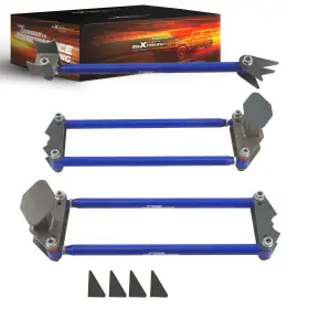 Bg3c71 Maxpeedingrods Weld-on 4 Link Suspension Mount Kit For Universal Rod Rat Truck Car Air Ride