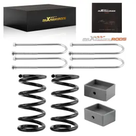 Bg4fu2 Maxpeedingrods Front 3 Inch Rear 4 Coil Spring Lowering Kit For Gmc Sonoma 2wd V6 1982-2004