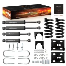 Bhat3l Maxpeedingrods 3 Inch F 5 R Drop Lowering Springs Shocks Flip Kit For Chevy C10 Gmc 73-1987