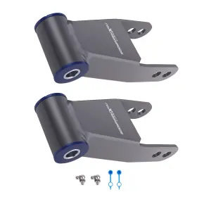 C56kem Maxpeedingrods 2 Inch Rear Drop Shackles Lowering Kit For Chevy Gmc C1500 2wd 1/2 Ton 1988-1998