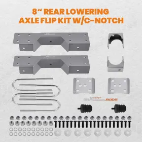 Cr18fe Maxpeedingrods 8 Inch Rear Drop Axle Flip Kit For Chevrolet Silverado Gmc Sierra C3500 1988-2000 #3