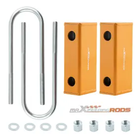 D0whrk Maxpeedingrods 3 Inch Drop Lowering Kit Blocks U Bolts For Chevy C20 / C2000 Truck 2wd 1960-1972