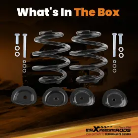 D2bmz4 Maxpeedingrods Pair 5 Inch Rear Drop Lowering Springs For Chevy C10 Gmc C15 1960-1972