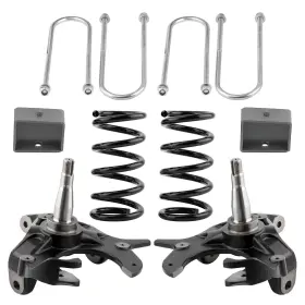 Dc3s6q Maxpeedingrods 5 Inch Front 4 Rear Drop Lowering Kit For Chevy S10 Gmc S15 V6 2wd 82-2004