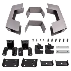 Dev8fi Maxpeedingrods 6 Inch Under Bed C Notch Drop Flip Lowering Kit For Chevy Silverado 1500 2007-2018