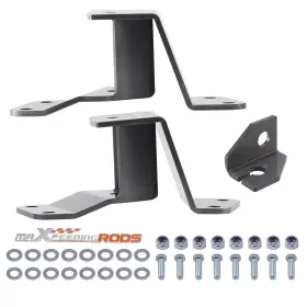 Dhpb72 Maxpeedingrods 2 Inch Rear Drop Hangers Lowering Kit For Chevy Gmc C1500 1988-1998 Carbon Steel