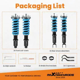 Dz3ynj Maxpeedingrods Shocks Struts Adjustable Coilovers Kits For Honda Accord 2008-12 #2 Dz3ynj Maxpeedingrods Shocks Struts Adjustable Coilovers Kits For Honda Accord 2008-12 #2