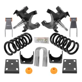 Emkgj1 Maxpeedingrods Front 5 Inch Rear 7-8 Drop Kit For Chevrolet/gmc C1500 1988-1998 With 1.25 Rotors V8