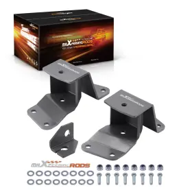 Ew8pln Maxpeedingrods Lowering Kit 2 Inch Rear Axle Drop Hangers For Chevy / Gmc C1500 2wd 1988-98
