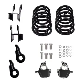 Ey27pm Maxpeedingrods 3 Inch -5 / 4 Rear Drop Lowering Kit And Spindles For Chevy Tahoe Gmc Yukon 2000-2006