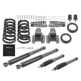 F1xom6 Maxpeedingrods Front Rear Lowering Suspension Kit For Dodge Ram 1500 2wd V8 1994-1999 2-4 Inch Drop