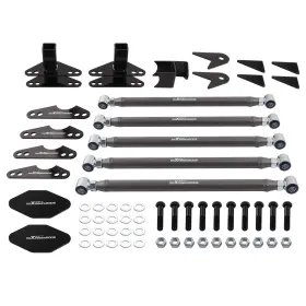 Fcxnv7 Maxpeedingrods 24 Inch Adjustable 4 Link Kit With Panhard Bar For Classic Car Truck
