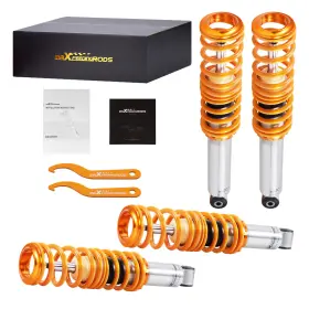 Fl24ok Maxpeedingrods Adjutstable Suspension Coilovers For Mazda Miata Mx5 Na 1990-1997 Shocks Struts