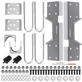 Fmqb2p Maxpeedingrods 8 Inch Rear Drop Lower Flip Kit For Chevy Silverado Gmc Sierra C3500 1988-2000