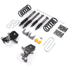 Ft6jda Maxpeedingrods Suspension Drop Kit With Shocks For Ford F-150 2wd 97-03 3 Inch Front 6 Rear