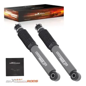 G27dbe Maxpeedingrods 3 Inch Drop Front Lowering Shocks Pair For Ford F150 And F100 2wd 1980-1996