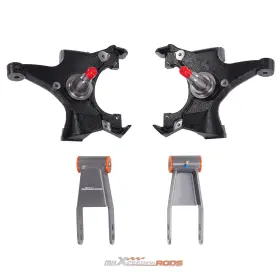 G519du Maxpeedingrods Front 2 Inch And Rear 1-2 Drop Kit Fit For Chevrolet Gmc C1500 1988-1998