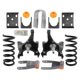 G86zfv Maxpeedingrods Front 5 Inch Rear 7-8 Lowering Kit For Chevrolet Gmc C1500 88-98 With 1.25 Rotors V8