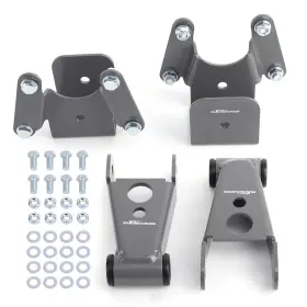 Gas7v9 Maxpeedingrods 4 Inch Rear Drop Lowering Kit Shackle Hanger For Dodge Ram Charger D100 D150 72-93
