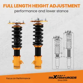 Gq4aur Maxpeedingrods Adjustable Coilovers For Subaru Impreza Wrx Gdb Gda 2002-2007 #3