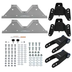 Gx075q Maxpeedingrods 4 Inch Rear Drop Lowering Kit For Gmc C15 Chevy C10 2wd 1973-1987 Steel