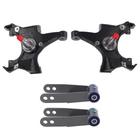 Maxpeedingrods H3bcnj Front 2 Inch Rear 1-2 Drop Kit For Chevrolet Gmc C1500 1988-98