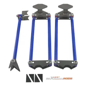 4-link Maxpeedingrods H6ly4u Universal Weld-on Parallel Kit For Truck Classic Car Aira Ride Steel