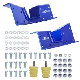 Hgi3v4 Maxpeedingrods Rear C-notch Lowering Kit For Gmc Sierra 1500 2001 2002 2003 2004 2005 2006 2007