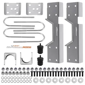 Hkpq0e Maxpeedingrods 8 Inch Rear Drop Flip C-notch Kit For Chevy Silverado Gmc Sierra C3500 2wd 1988-1998