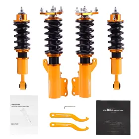 J1brog Maxpeedingrods 24 Way Damper Adjustable Coilovers Springs Kit For Mitsubishi Lancer 2008-2016