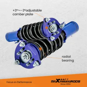 J3aksy Maxpeedingrods Adjustable Coilovers Lowering Kit For Honda Civic 06-11 Shocks Absorbers #2