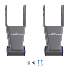 J57b8a Maxpeedingrods 2 Inch Rear Drop Shackles Lowering Kit For Chevy Gmc C1500 2wd 1/2 Ton 1988-1998