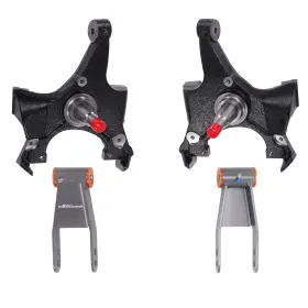 Ja3rc2 Maxpeedingrods Front 2 Inch And Rear 1-2 Drop Kit Fit For Chevrolet Gmc C1500 1988-1998