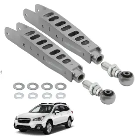 Jot56w Maxpeedingrods Heavy Duty Adjustable Rear Lower Control Arms With Spherical Bearing For Scion Fr-s