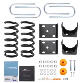 Joutc9 Maxpeedingrods 3 Inch / 6 Drop Lowering Kit For Chevy Silverado Gmc Sierra C1500 2wd 1988-1998