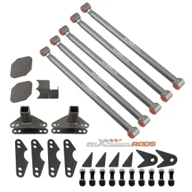 Jw4qr0 Maxpeedingrods Weld On Parallel 4 Link Suspension Kit For Classic Car Aira Ride Panhard Bar
