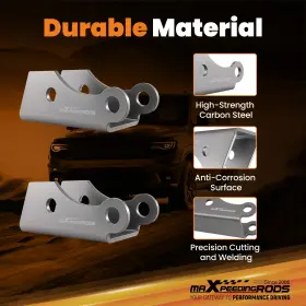 K854do Maxpeedingrods Lowering Shock Extension Kit For Gmc Jimmy 1973-1987 Hardware Steel
