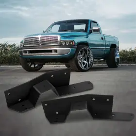 Kb4ja6 Maxpeedingrods Rear Frame C Notch Drop Kit For Chevy C10 Gmc Truck 1963-1972 Bolt In Steel
