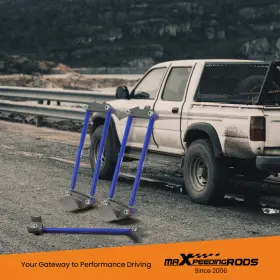 Kf1xn3 Maxpeedingrods Universal Weld On Parallel 4 Link Suspension Kit Pan Hard Bar For Car Air Ride #3