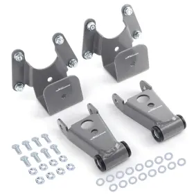 Klre5o Maxpeedingrods 4inch Drop Lowering Hangers Shackles Rear For Dodge Ram Charger D100 Cabs 72-93