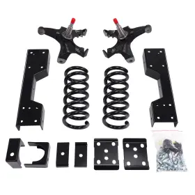 Kpgq7i Maxpeedingrods 5/6 Inch Drop Kit Spindle Coils Flip C Notch For Chevy Gmc C1500 88-98